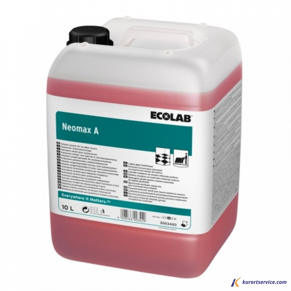 Ecolab Neomax A сильнощелоч низкопенное моющее ср-во для пром. объектов 10л  Ecolab 3003420 - купить в Краснодаре