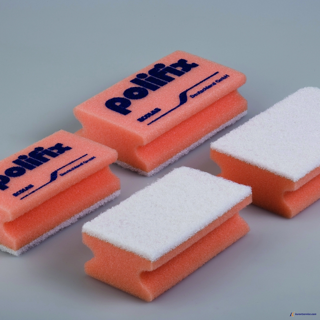 Губка с белым абразивом POLIFIX SANITARY SPONGE купить в интернет-магазине Курорт Сервис