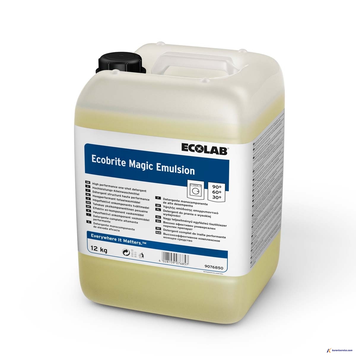 Ecolab Ecobrite Magic Emulsion щелочная эмульсия для стирки 25кг купить в интернет-магазине Курорт Сервис