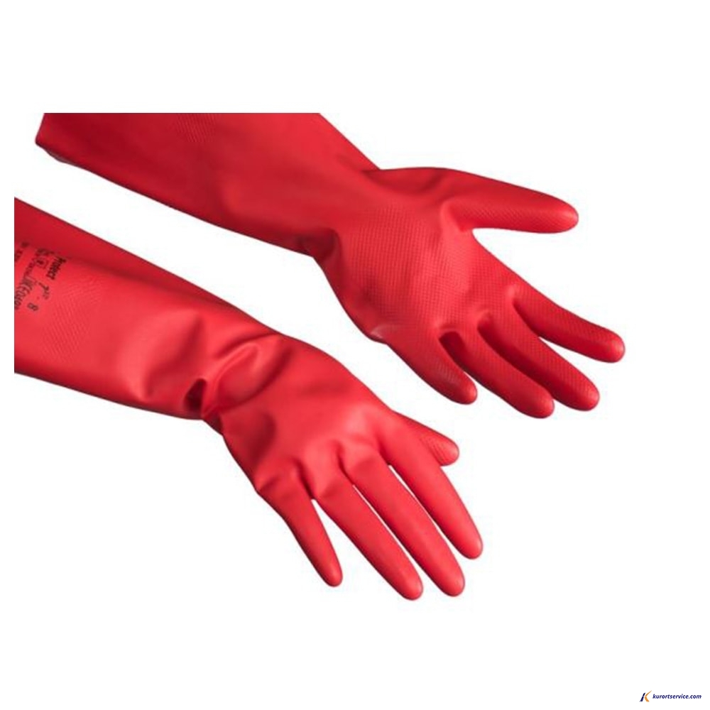 Vileda Professional Перчатки латексные многоцелевые L (красный) 100751 купить в интернет-магазине Курорт Сервис