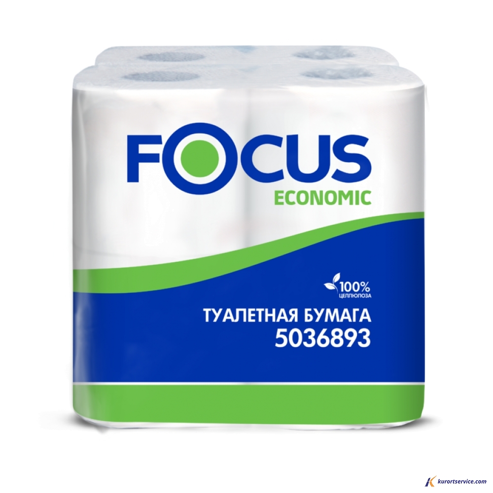 Focus Туалетная бумага Economic 2сл 8рул 17м 5056378