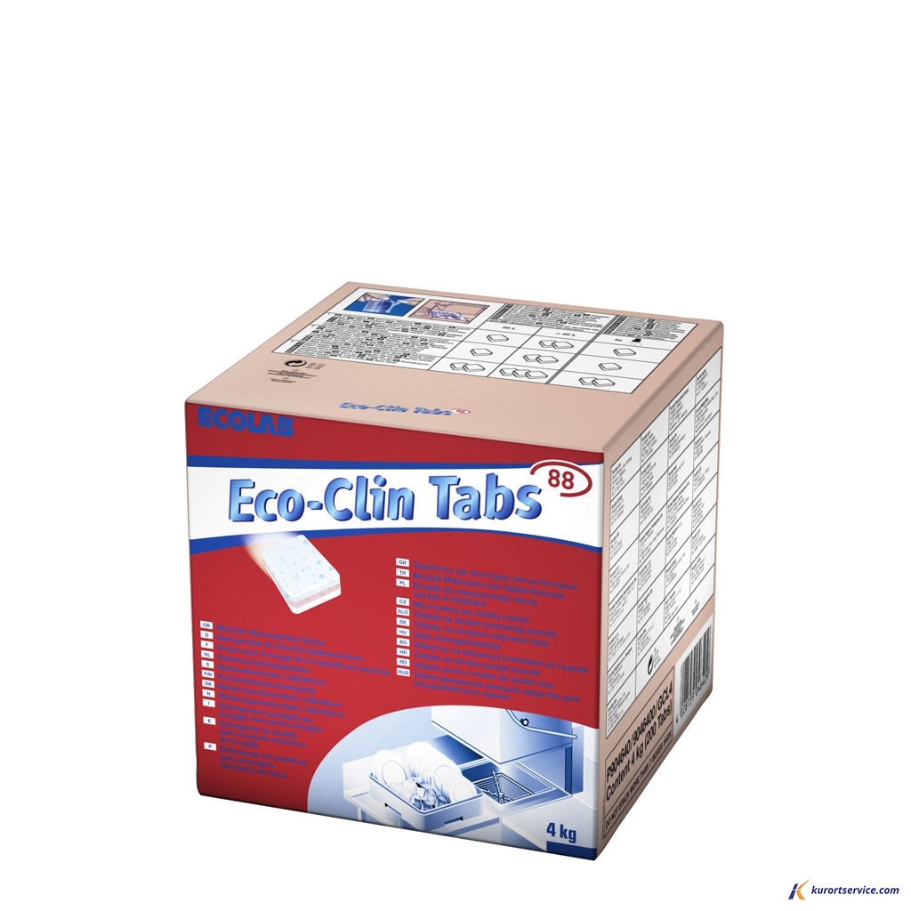 Ecolab Eco clean tabs 88 таблетки моющего средства