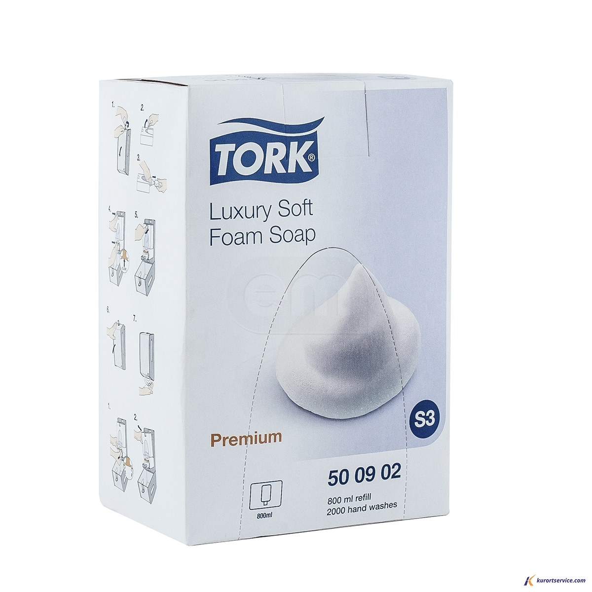 Tork Мыло-пена Luxuru Premium 800мл 500902 S3