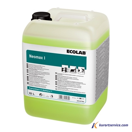 Ecolab Neomax I сильнощелочное низкопен моющ ср-во для пром объектов 10л