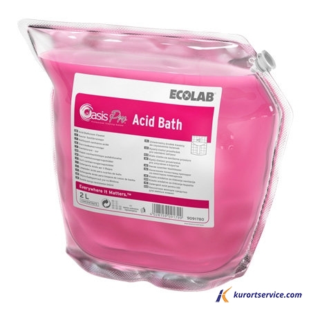 Ecolab Oasis pro Acid Bath кислотное моющее средство для ванных комнат 2л